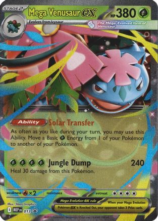 Mega Venusaur ex - 013 - Promo - Holofoil