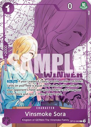Vinsmoke Sora (Winner Pack 2026 Vol. 1) - OP12-062 - Rare