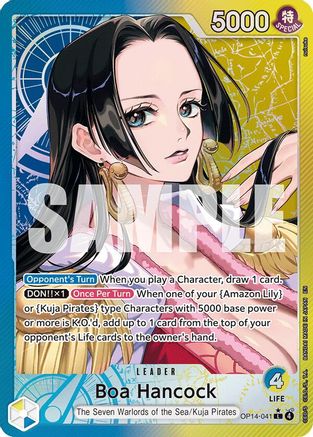 Boa Hancock - OP14-041 (Alternate Art) - OP14-041 - Leader