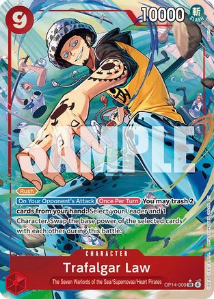 Trafalgar Law - OP14-009 (Alternate Art) - OP14-009 - Super Rare