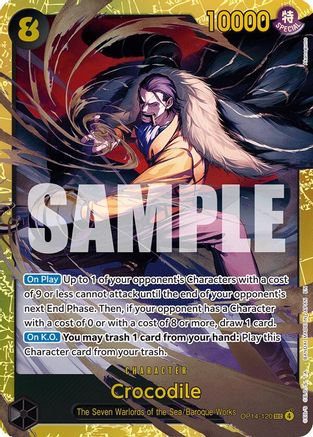 Crocodile - OP14-120 - OP14-120 - Secret Rare