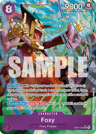 Foxy (Alternate Art) - EB04-036 - Super Rare