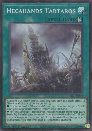 Hecahands Tartaros (Super Rare) - PHRE-EN009 - Phantom Revenge 1st Edition