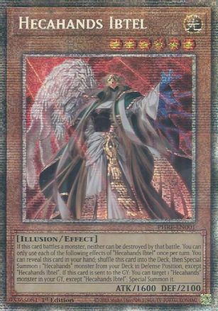 Hecahands Ibtel (Starlight Rare) - PHRE-EN001 -  Phantom Revenge 1st Edition