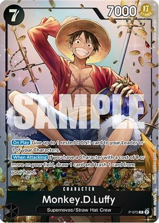 Monkey.D.Luffy (Tin Pack Set Vol. 2) - P-075 - Promo