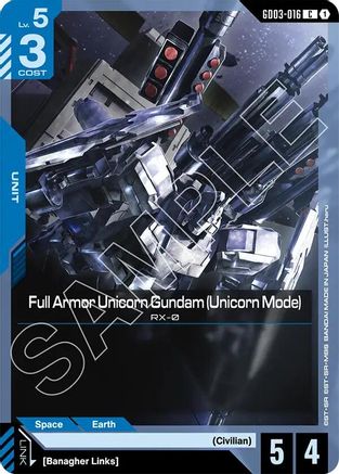 Full Armor Unicorn Gundam (Unicorn Mode) - GD03-016 - C