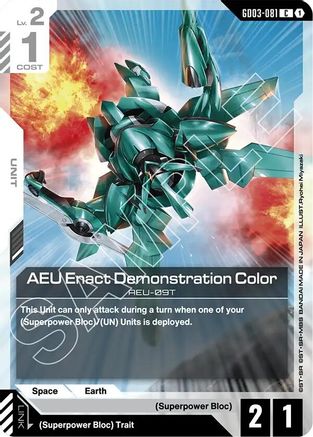 AEU Enact Demonstration Color - GD03-081 - C