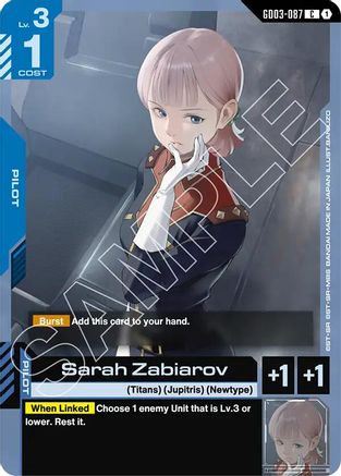 Sarah Zabiarov - GD03-087 - C