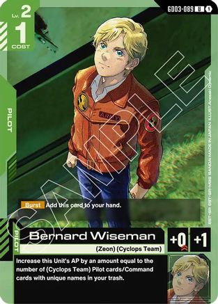 Bernard Wiseman - GD03-089 - UC