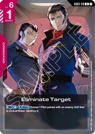 Eliminate Target - GD03-110 - UC