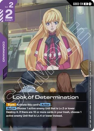 Look of Determination - GD03-114 - R