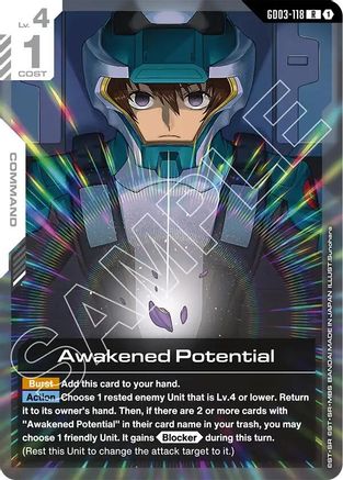 Awakened Potential - GD03-118 - R