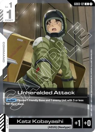 Unheralded Attack - GD03-121 - C