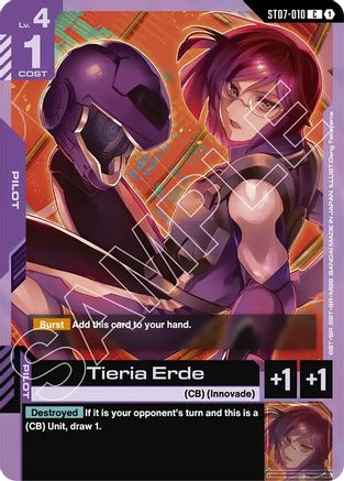Tieria Erde - ST07-010 - Starter Deck 07: Celestial Drive