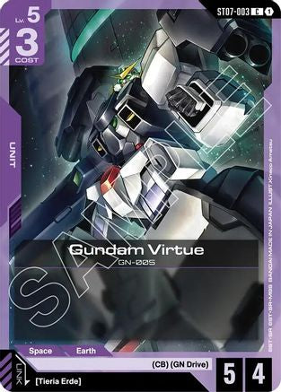 Gundam Virtue (ST07-003) - ST07-003 - Starter Deck 07: Celestial Drive