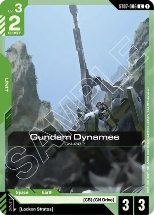 Gundam Dynames (ST07-006) - ST07-004 - Starter Deck 07: Celestial Drive