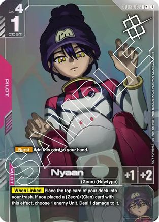 Nyaan (Store Tournament Winner Pack 03) - GD03-092 - U+