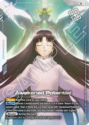 Awakened Potential (Store Tournament Winner Pack 03) - GD03-118 - R+