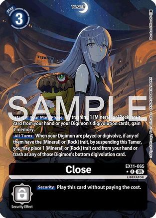 Close (Alternate Art) - EX11-065