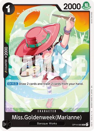 Miss.Goldenweek(Marianne) - OP14-085 - Uncommon