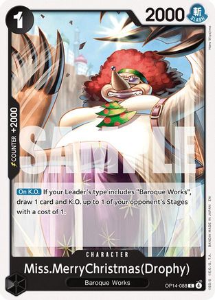 Miss.MerryChristmas(Drophy) - OP14-088 - Common