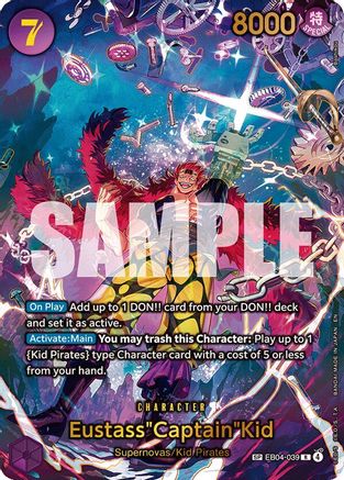 Eustass"Captain"Kid - EB04-039 (SP) - EB04-039 - Rare