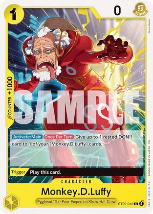 Monkey.D.Luffy (012) - ST29-012 - Common