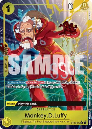 Monkey.D.Luffy (012) (Full Art) - ST29-012 - Common