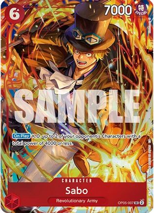 Sabo (Illustration Box Vol.5) - OP05-007 - Super Rare