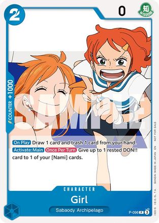 Girl (OP14 Release Event) - P-096 - Promo