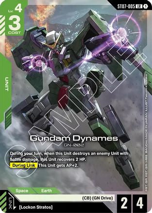 Gundam Dynames (LR) - ST07-005 - Starter Deck 07: Celestial Drive