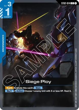 Siege Ploy - ST02-014 - Starter Deck 08: Flash of Radiance