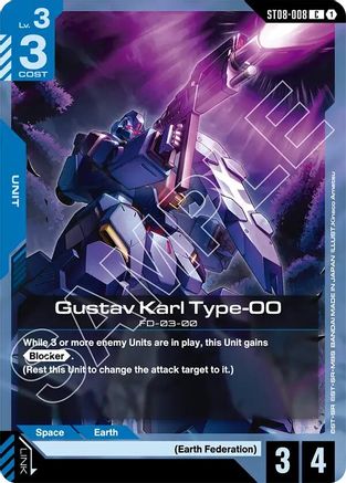 Gustav Karl Type-00 - ST08-008 - Starter Deck 08: Flash of Radiance