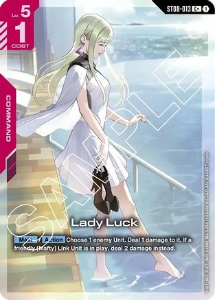 Lady Luck (C+) - ST08-013 - Starter Deck 08: Flash of Radiance