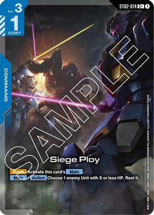 Siege Ploy (C+) - ST02-014 - Starter Deck 08: Flash of Radiance