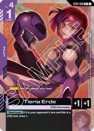 Tieria Erde (C+) - ST07-010 - Starter Deck 07: Celestial Drive
