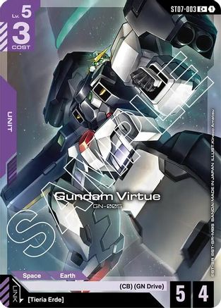 Gundam Virtue (ST07-003) (C+) - ST07-003 - Starter Deck 07: Celestial Drive