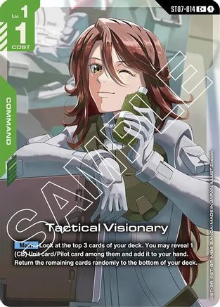 Tactical Visionary (C+) - ST07-014 - Starter Deck 07: Celestial Drive