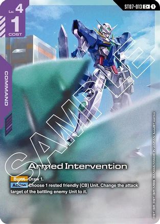 Armed Intervention (C+) - ST07-013 - Starter Deck 07: Celestial Drive