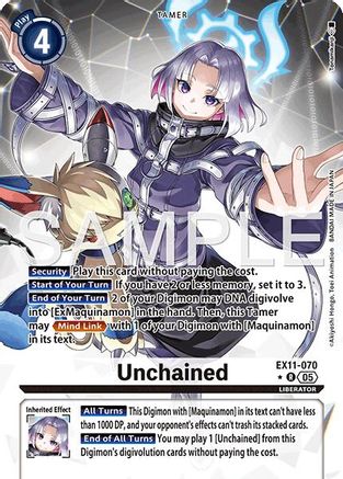 Unchained (Alternate Art) - EX11-070