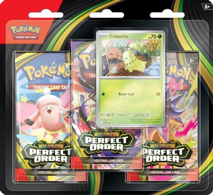 Pokemon - Mega Evolution - Perfect Order 3 Pack Blister
