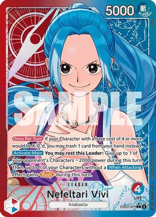 Nefeltari Vivi  - 001 (Alternate Art) - EB03-001 - Leader