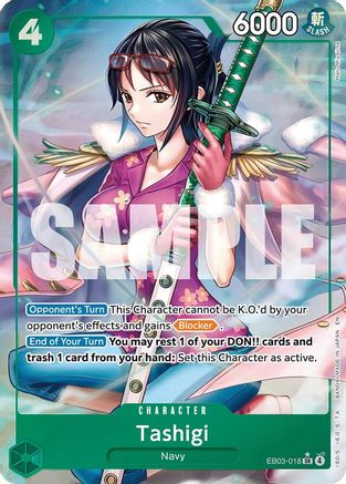 Tashigi (Alternate Art) - EB03-018 - Super Rare