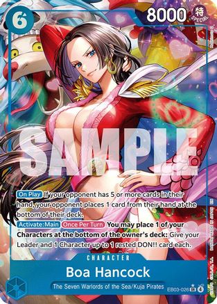 Boa Hancock (Alternate Art) - EB03-026 - Super Rare