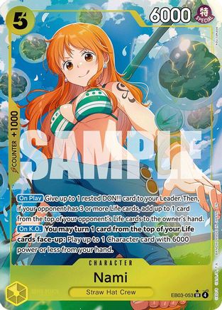 Nami (053) (Alternate Art) - EB03-053 - Super Rare