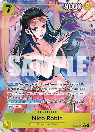 Nico Robin (055) (Alternate Art) - EB03-055 - Super Rare