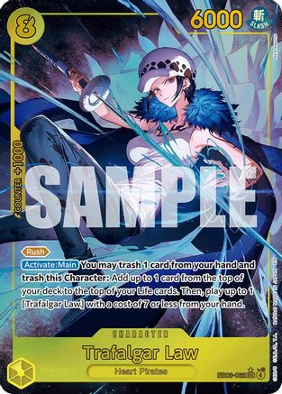 Trafalgar Law (Alternate Art) - EB03-062 - Secret Rare