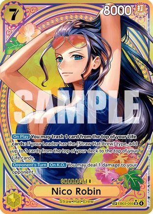 Nico Robin - 055 (SP) - EB03-055 - Super Rare