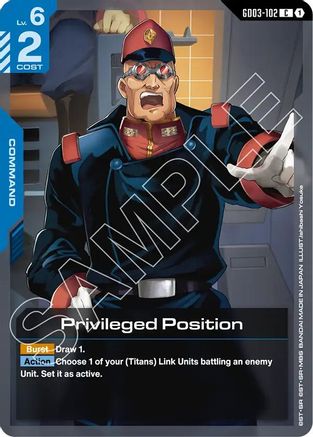 Privileged Position - GD03-102 - C