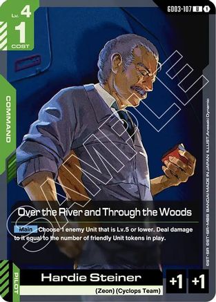 Over the River and Through the Woods - GD03-107 - UC